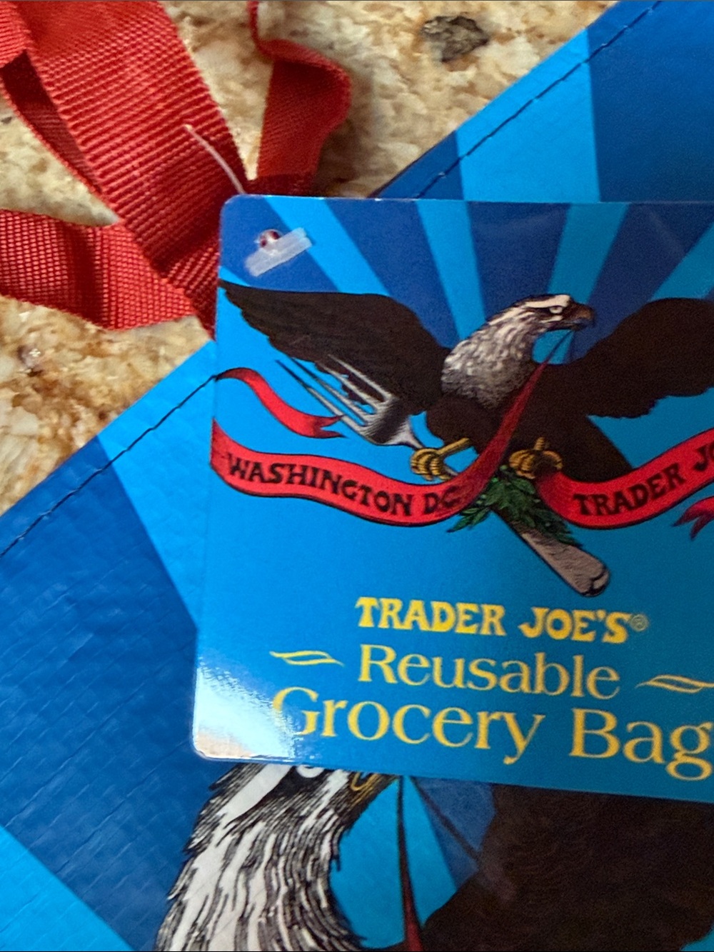 NWT Trader Joe’s Washington DC shopping bag White House Senate Bean Soup - Picture 3 of 8